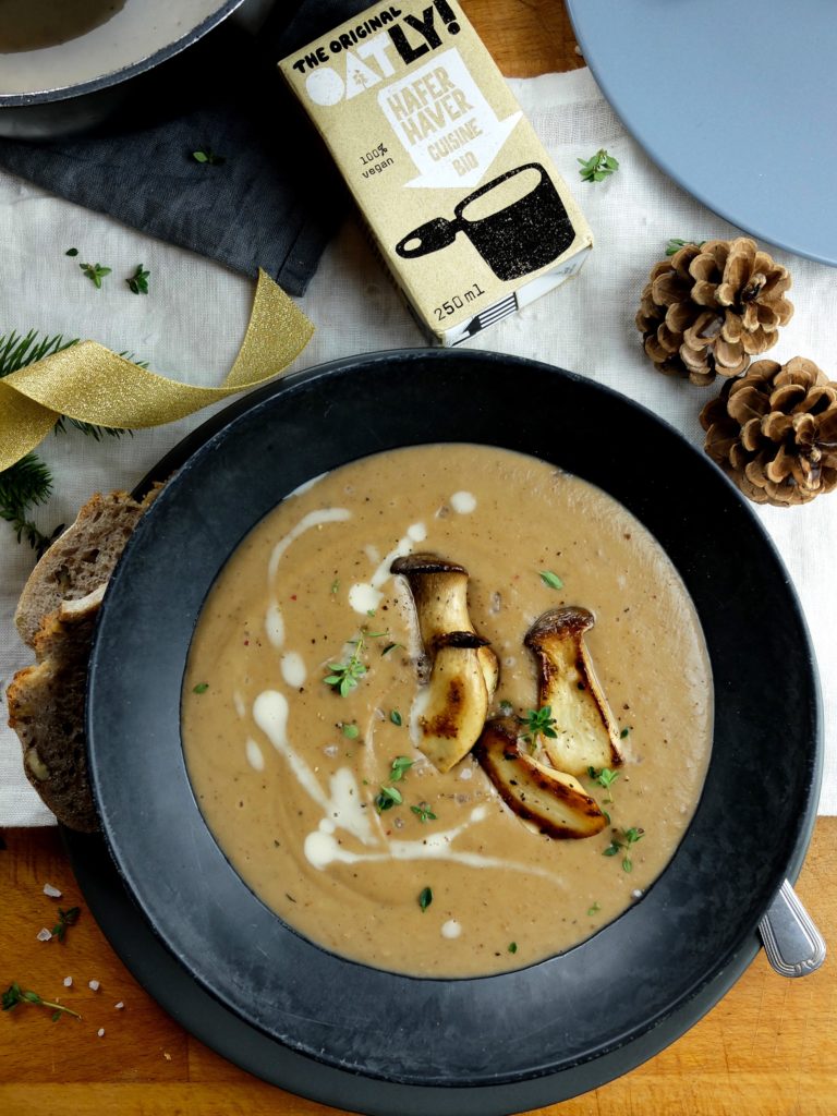 Cremige Maronensuppe für dein veganes Weihnachtsmenü