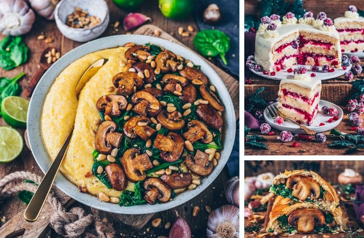 Vegan Foodporn Bianca Zapatka veganes Weihnachtsmenü