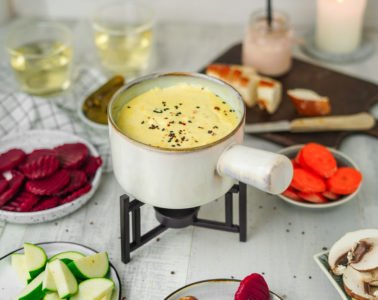 Veganes Fondue
