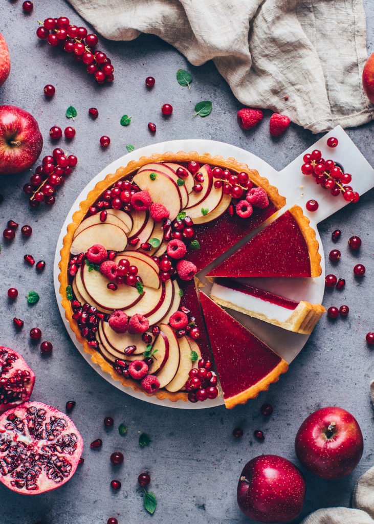 vegane Panna Cotta Tarte
veganes Weihnachtsmenü