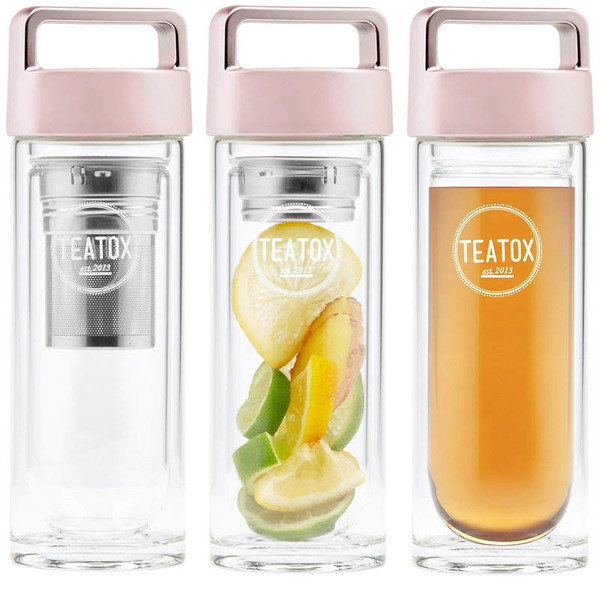 Stylische Thermosflasche to go von Teatox