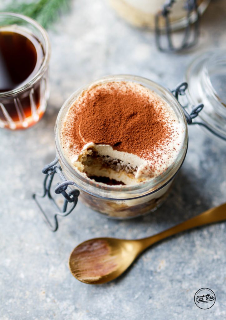 Tiramisu mit Cashew-Mascarpone