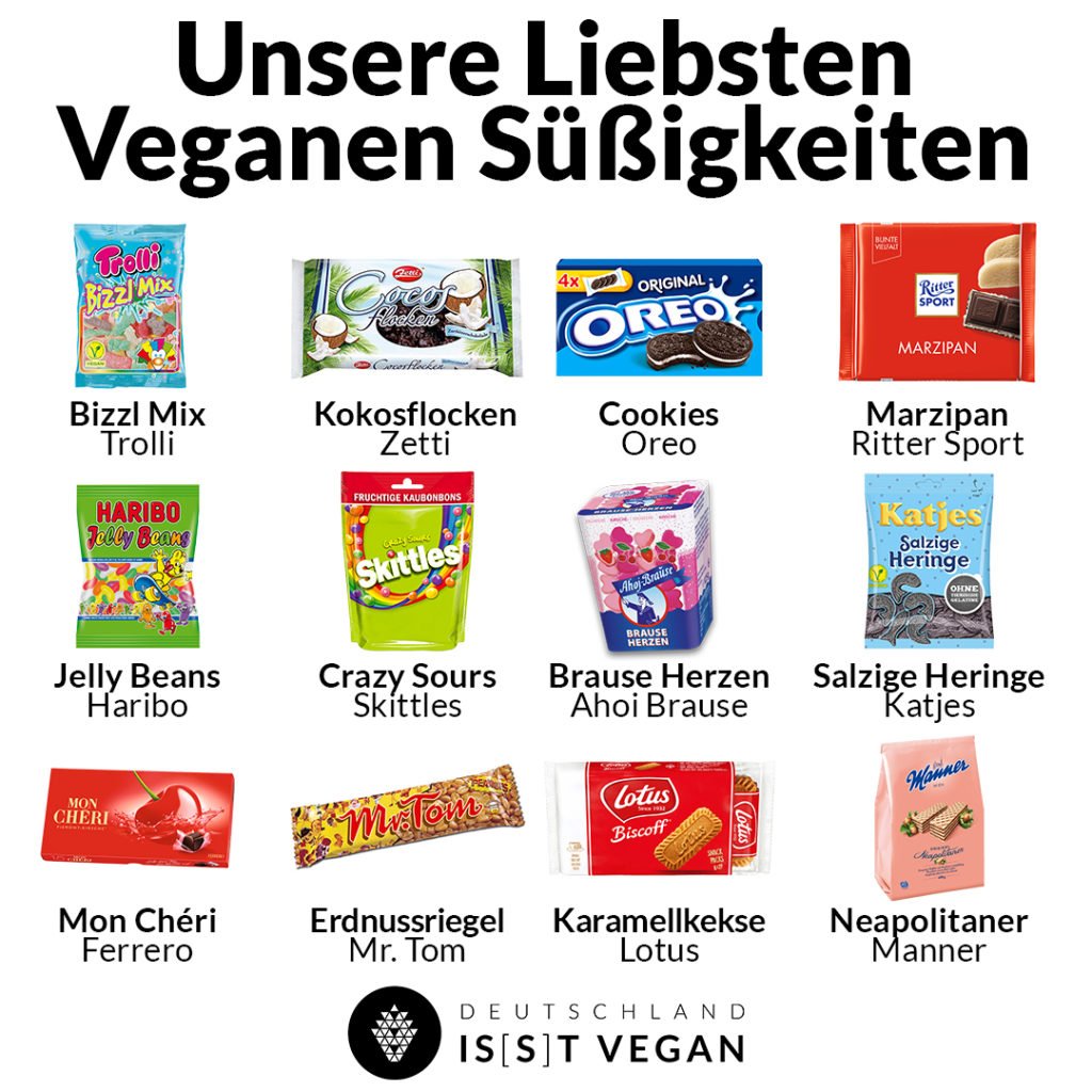 Vegane Lebensmittel aus dem Supermarkt Vegan