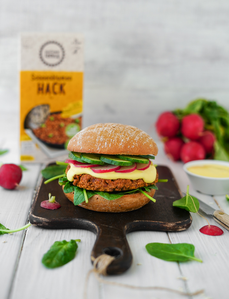 Sunflower Burger Rezept