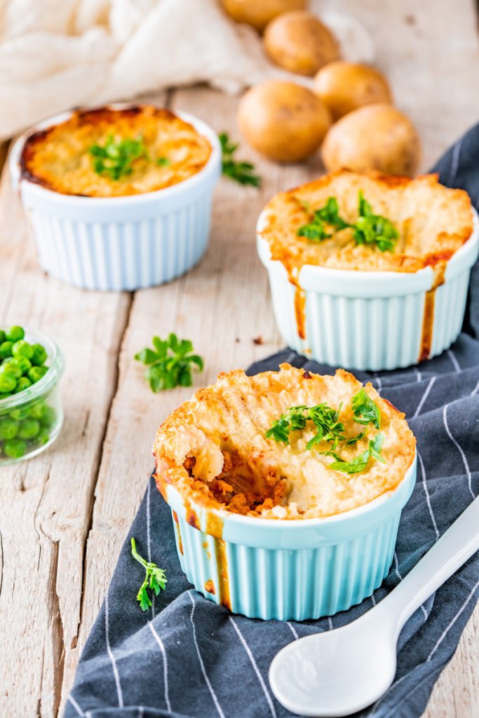 Shepherd&amp;#39;s Pie Vegan mit veganer Worcestersauce