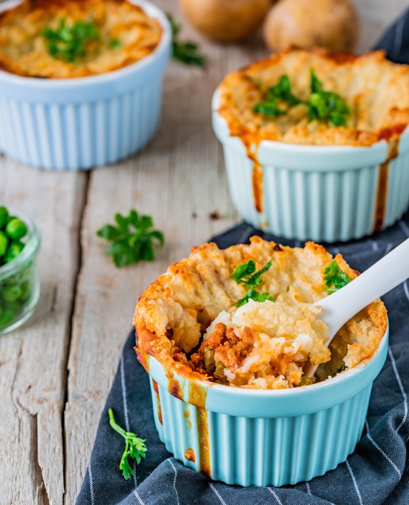 veganes weihnachtsmenü Rezepte shepherd's pie