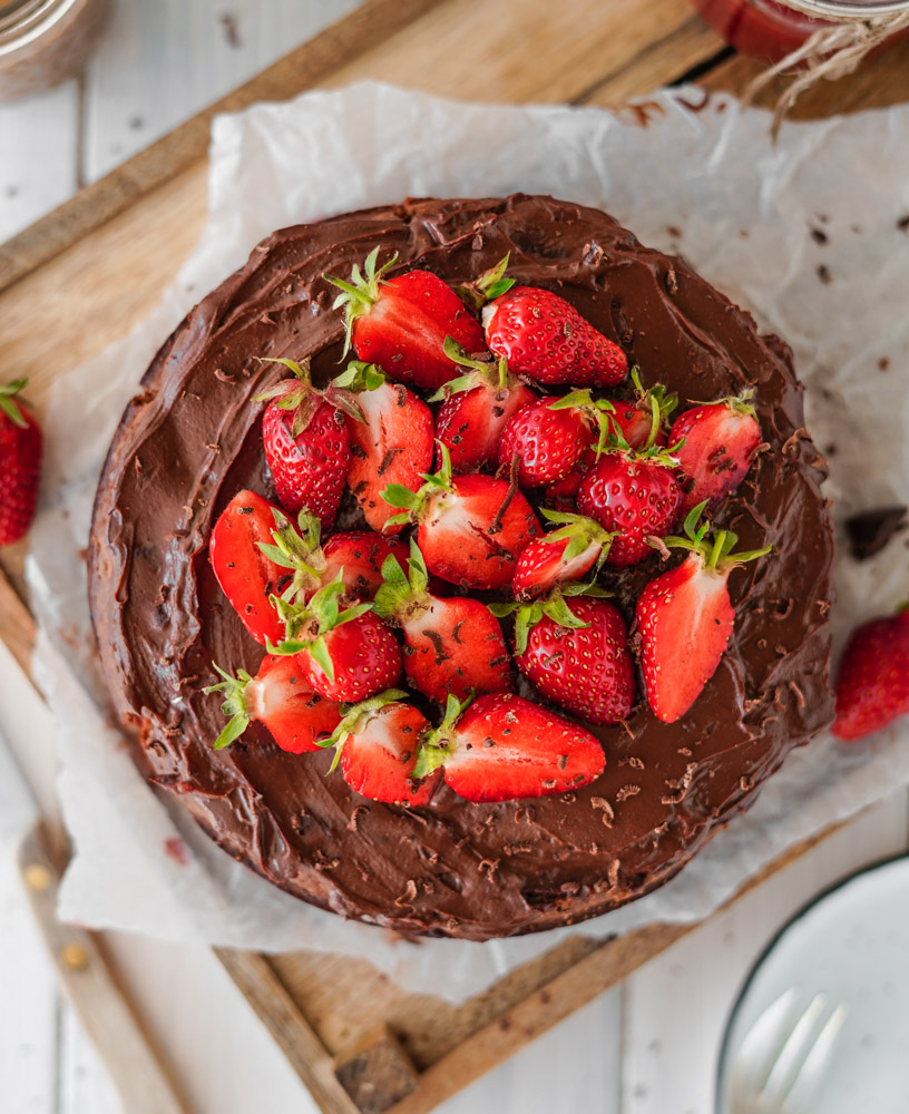 Veganer Schokokuchen