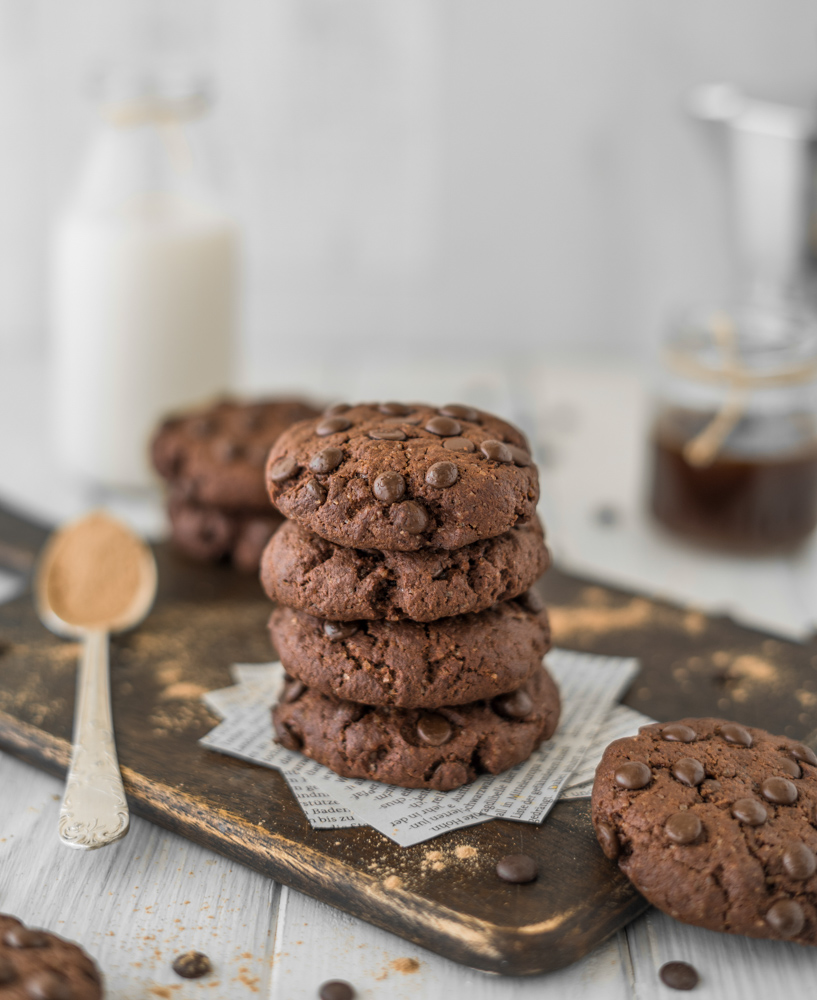 Vegane Schokocookies