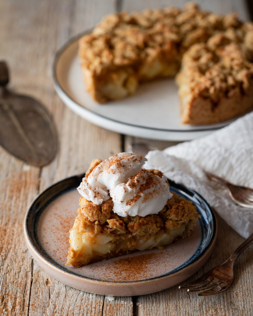 Veganer Streuselkuchen mit Apfel | Deutschland is(s)t vegan