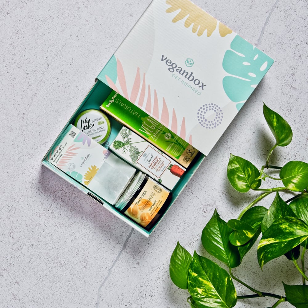 vegane Geschenkbox von veganbox beautybox