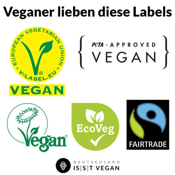 Vegane Logos und Siegel Diese solltest du kennen Deutschland is(s)t