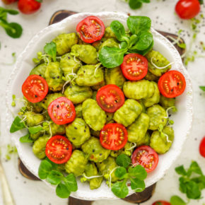 Vegane Gnocchi mit Pesto