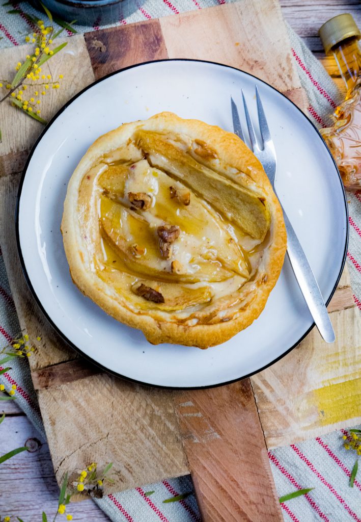 Blätterteigtassen_birne_Ahornsirup