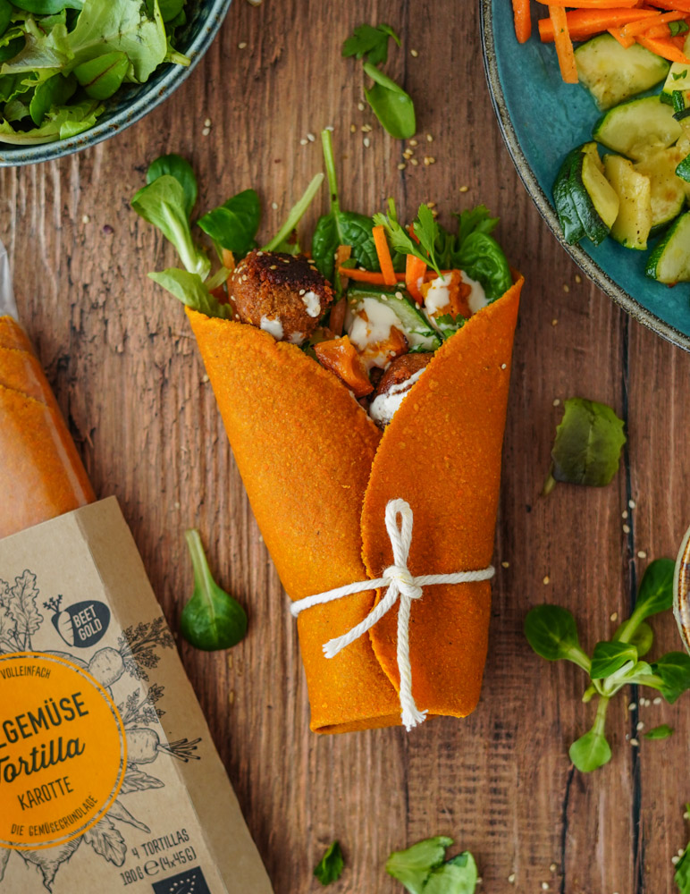 Gesunde Wraps vegan
