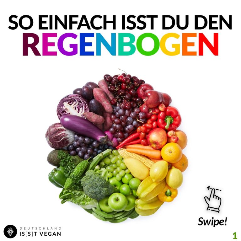 Bunt essen nach dem Regenbogen-Prinzip | Deutschland is(s)t vegan