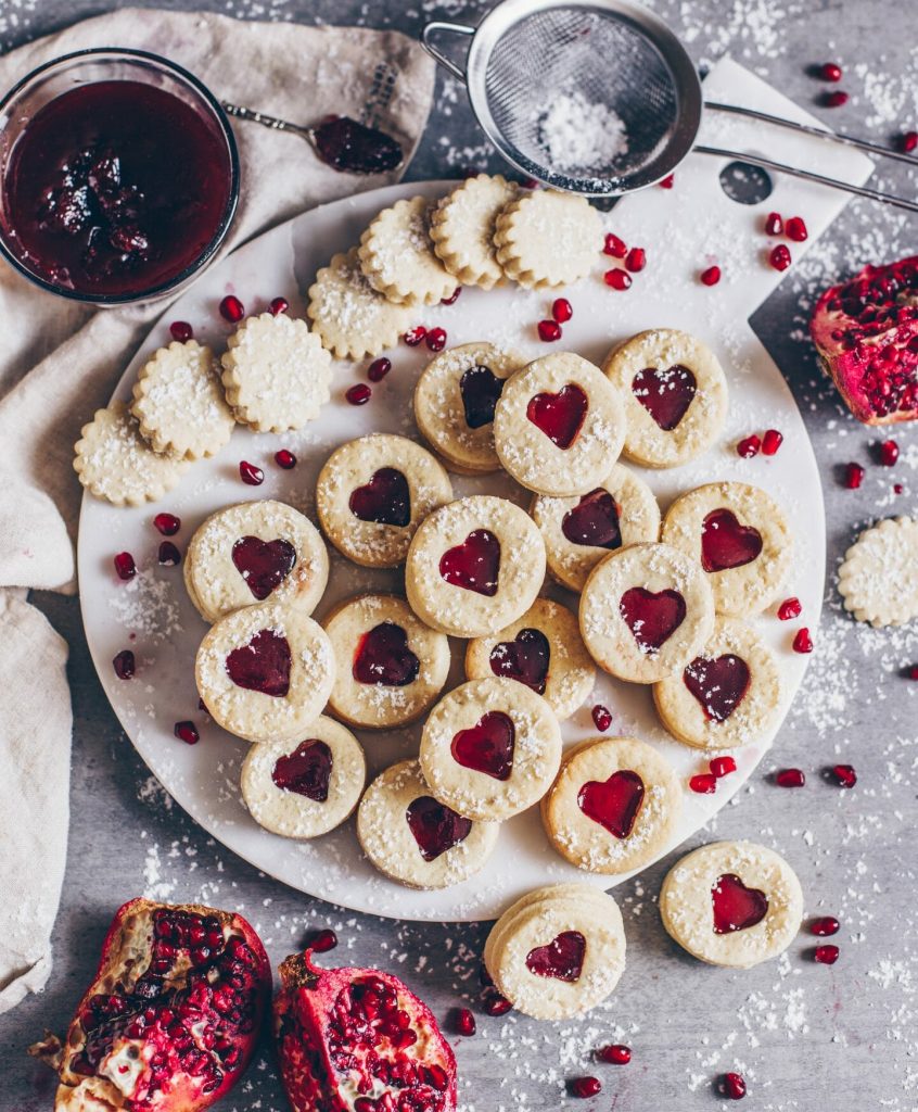 vegane Spitzbuben Linzeraugen Plätzchen