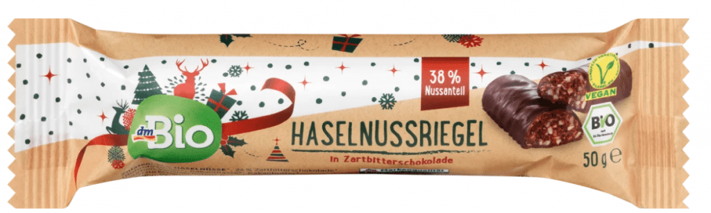 Vegane Weihnachtssüßigkeiten im Supermarkt