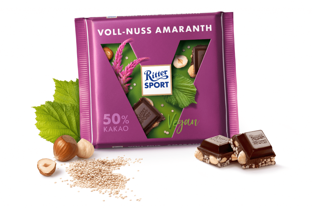 Ritter Sport_Vegane_Vollnuss-Amaranth schokolade