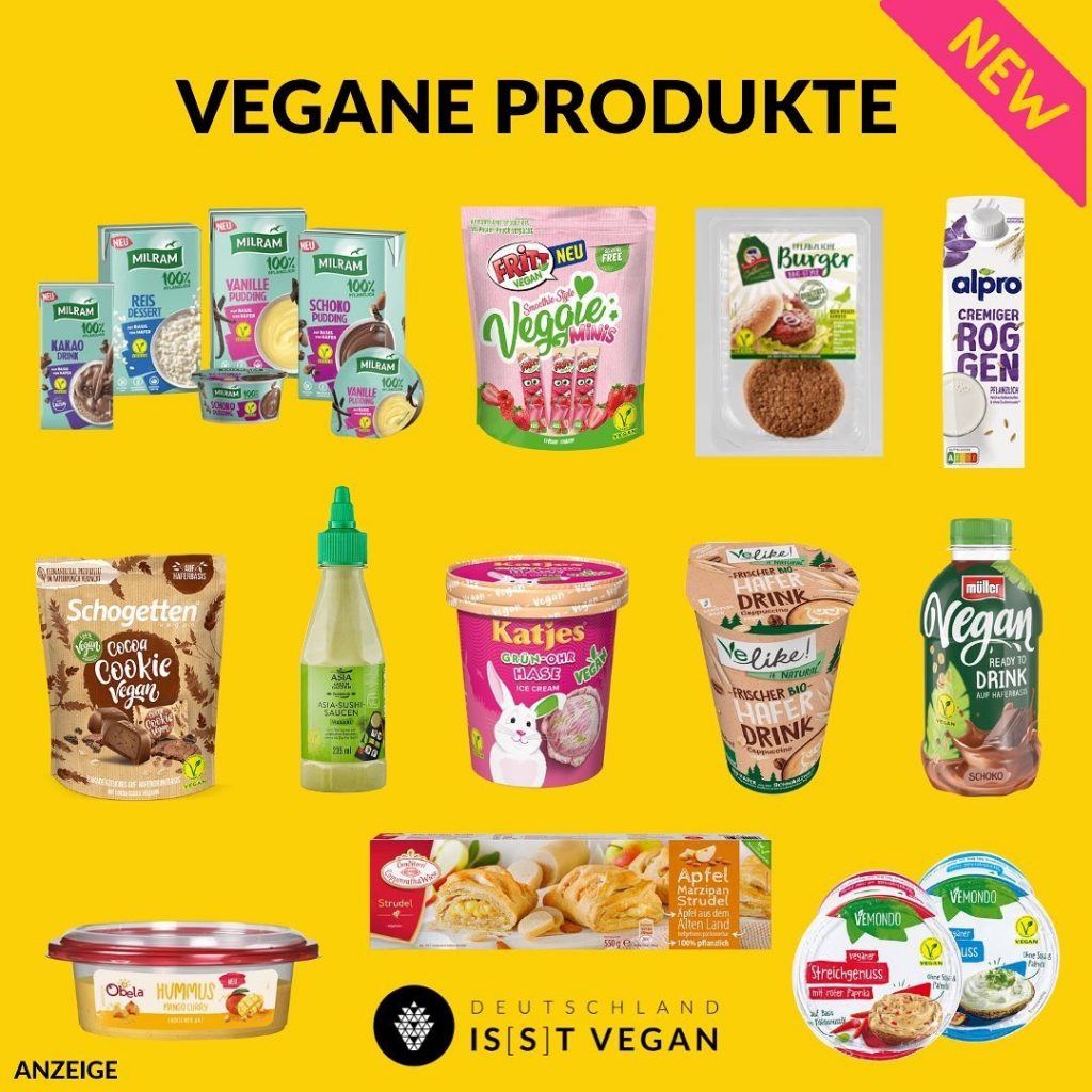 Neue vegane Produkte 2022 | Deutschland is(s)t vegan