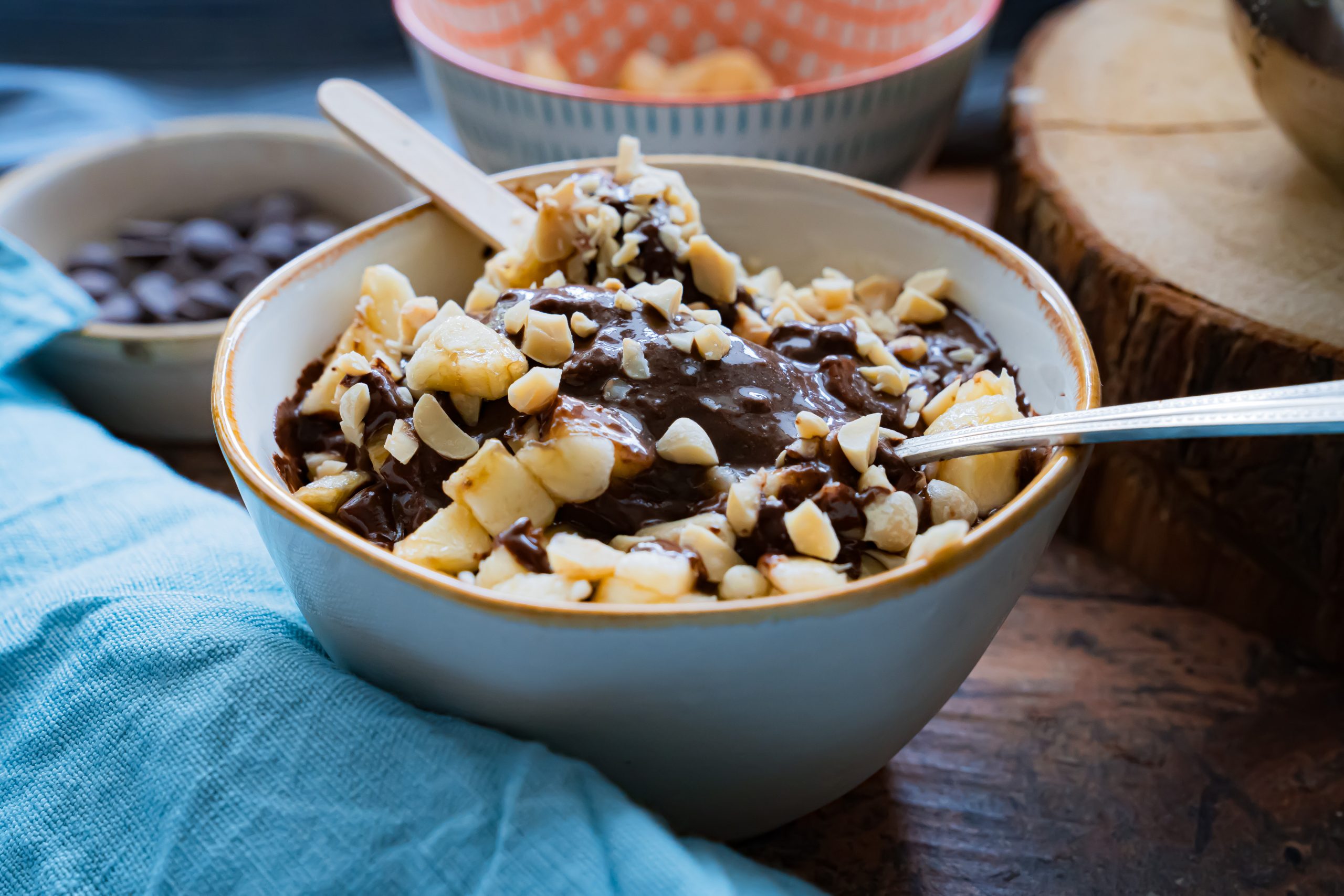 Bananen Schoko Nice Cream