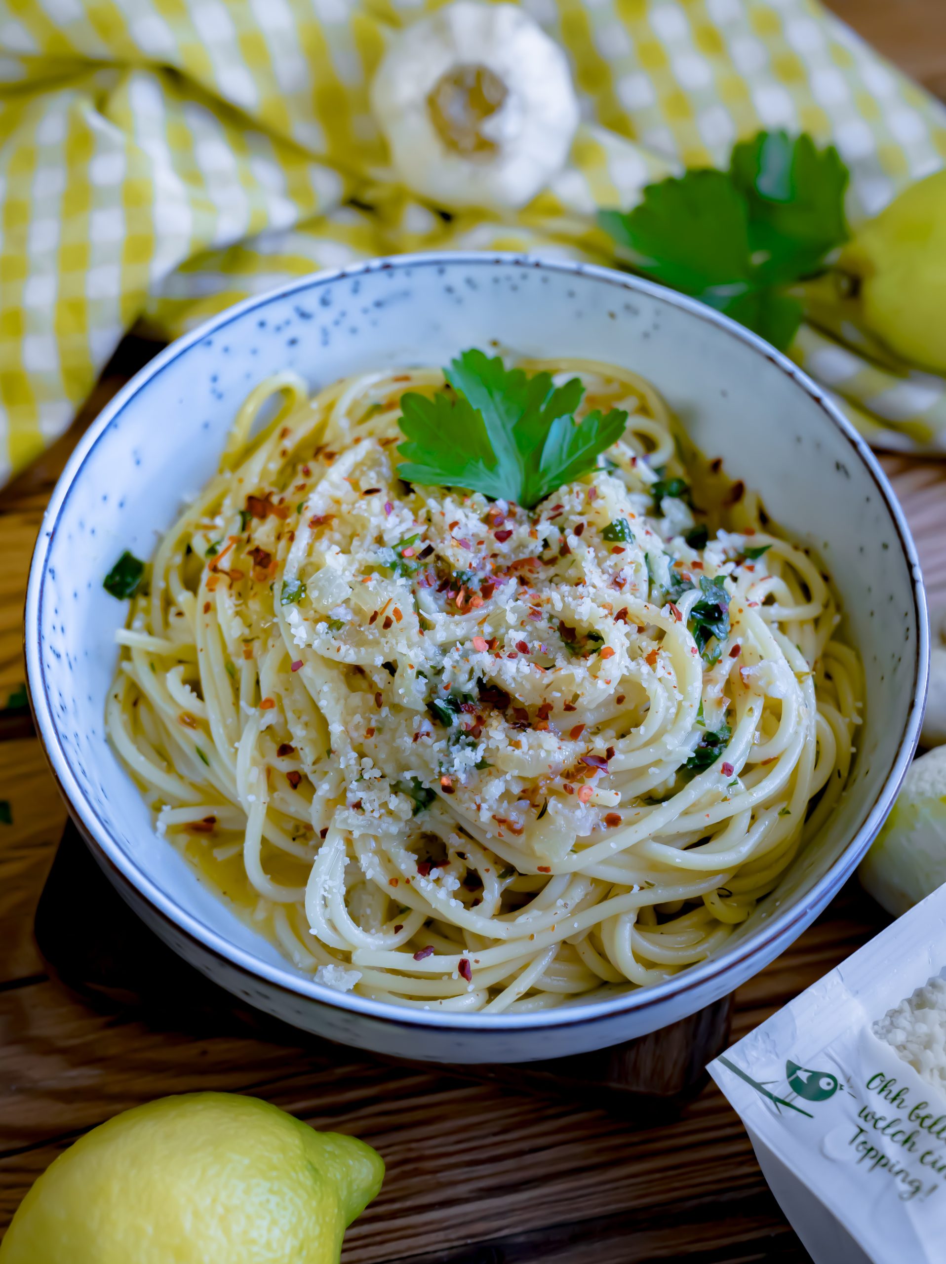 Vegane Zitronen Pasta
Zitronen-Pasta