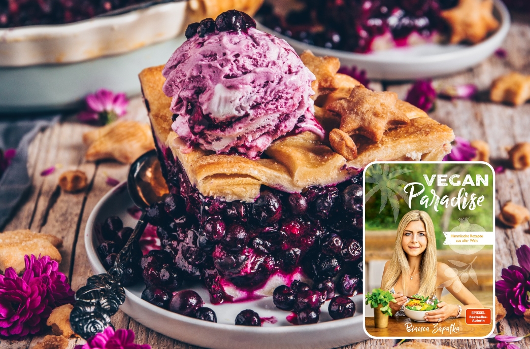 Blueberry Pie (vegan, einfach)