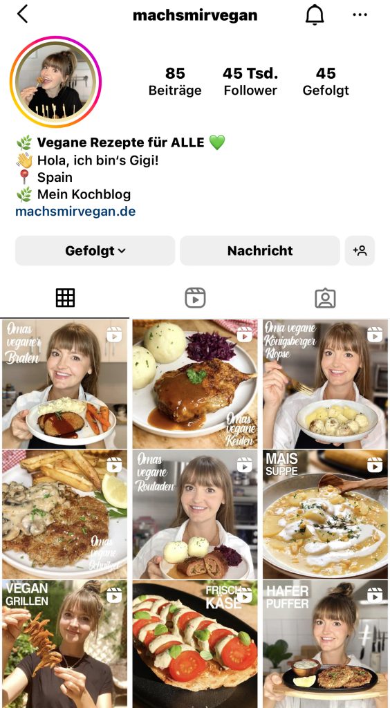Omas vegane Rouladen