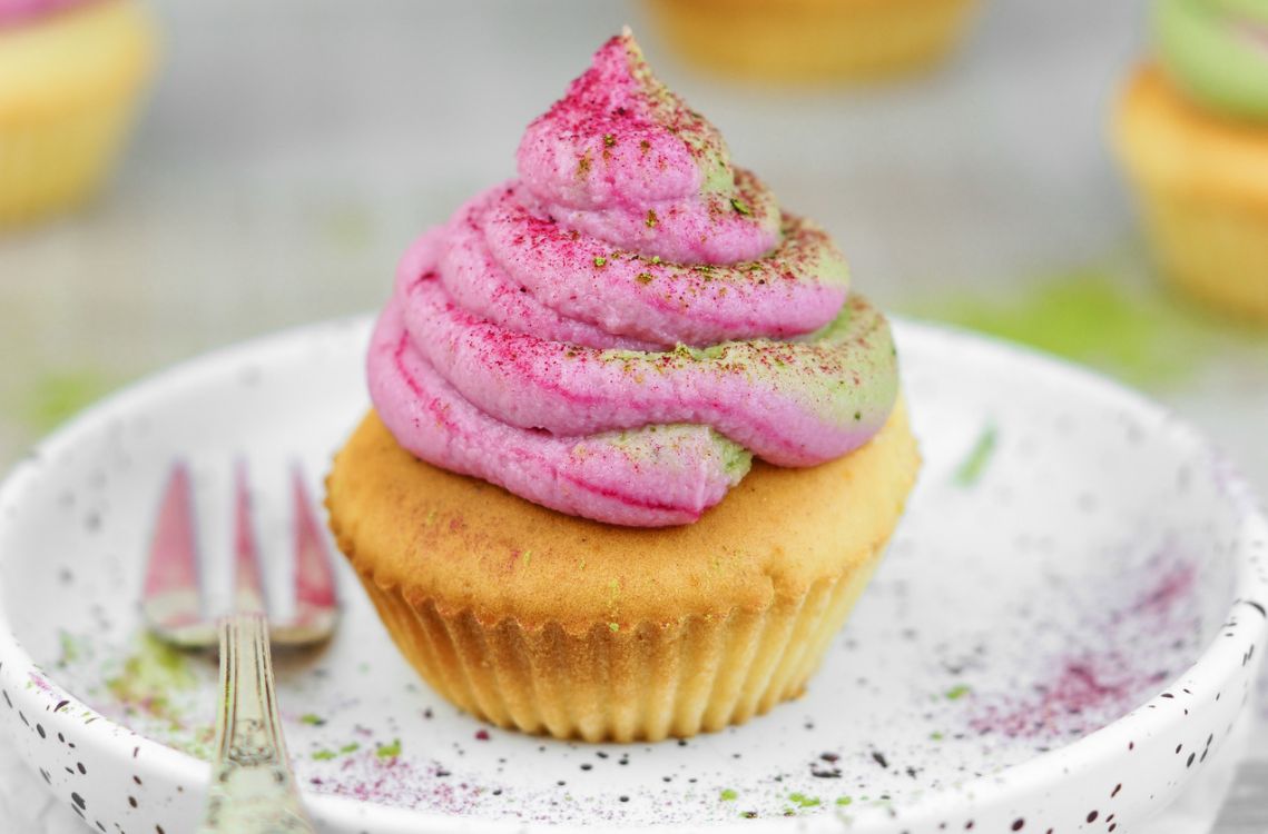 Vegane Cupcakes für Valentinstag