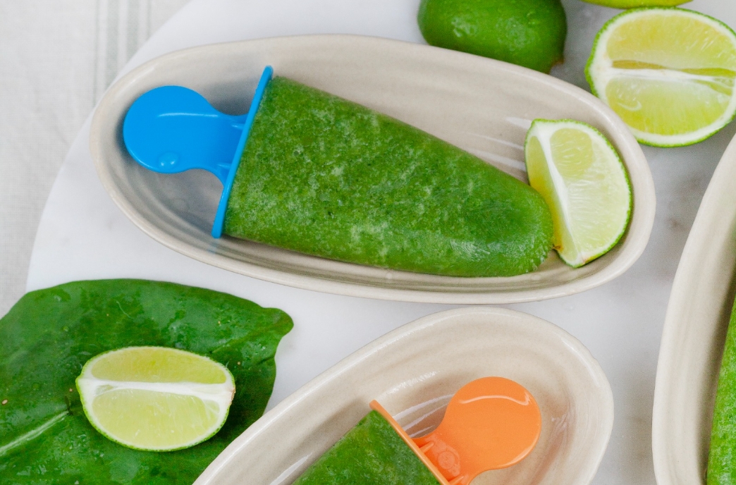 Sauerampfer-Limetten-Eis mit BitterLiebe