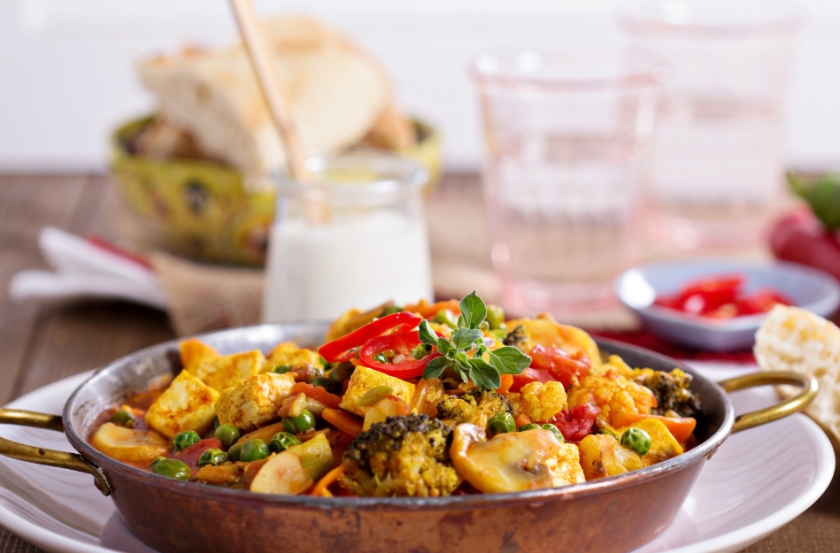 Curry Vegan mit Tofu