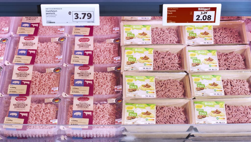 Lidl senkt die Preise für vegane Produkte