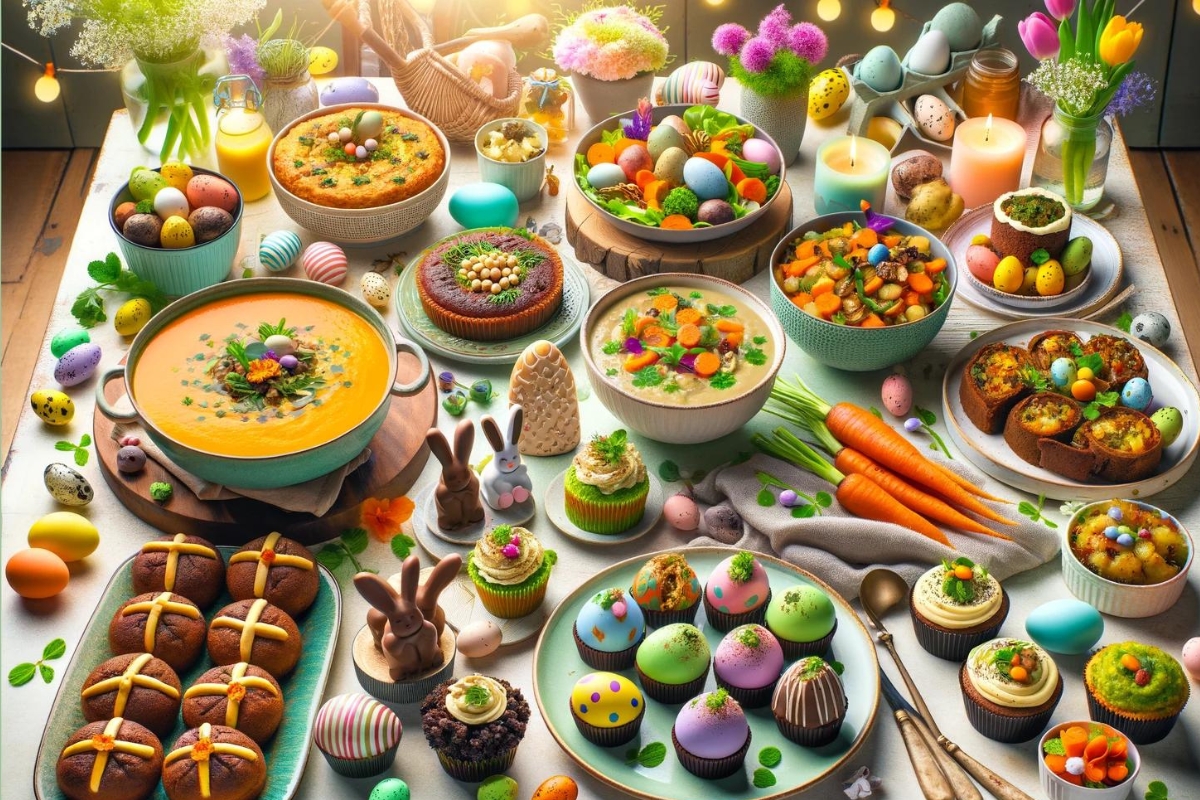 zehn vegane Osterrezepte