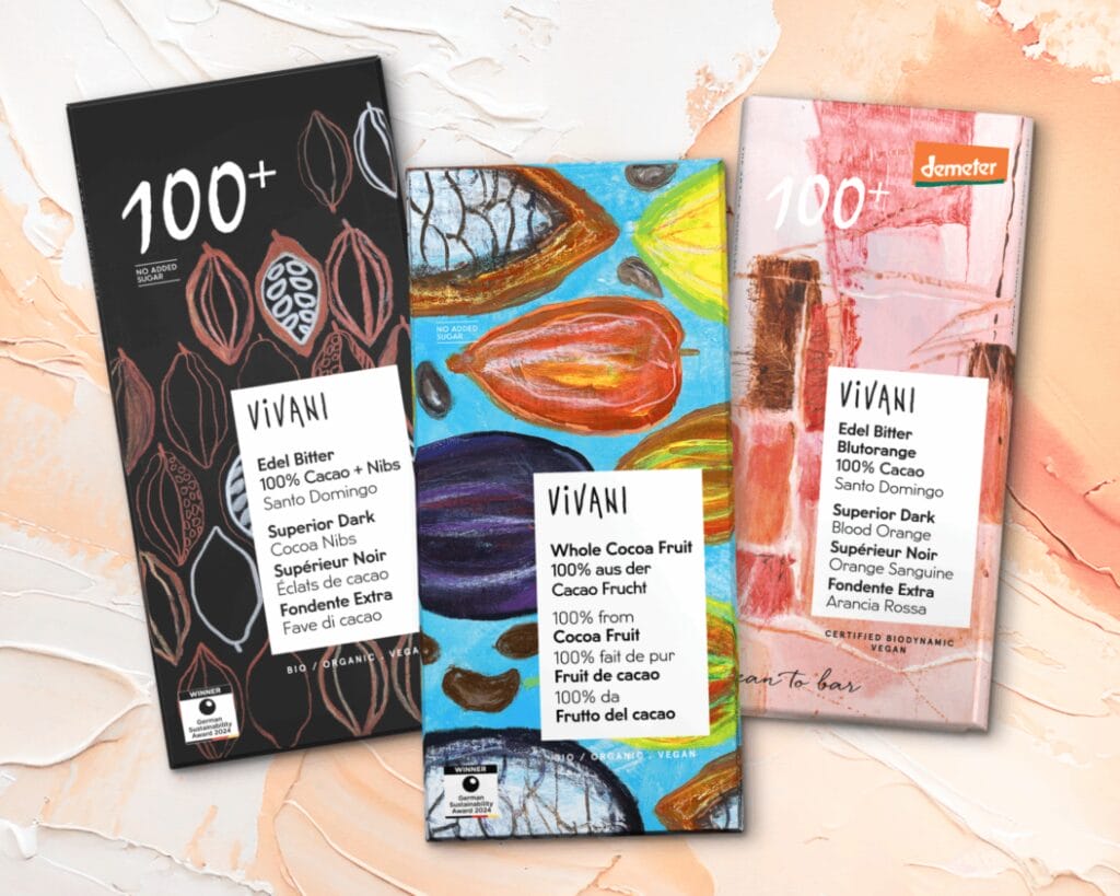 VIVANI bietet genau das, wonach viele in dieser Lebensphase suchen: hochwertige Bio-Schokolade ohne Zuckerzusatz