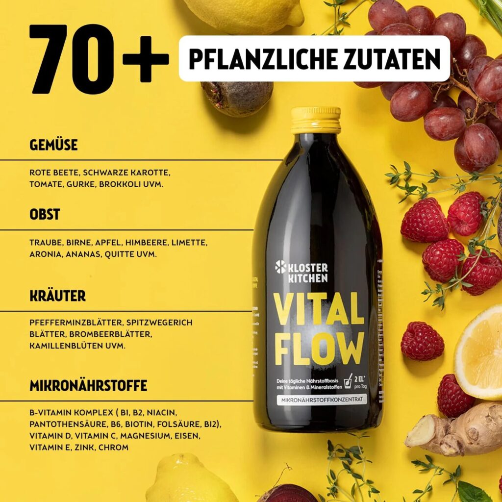 MIKRONÄHRSTOFFKONZENTRAT VITAL FLOW
