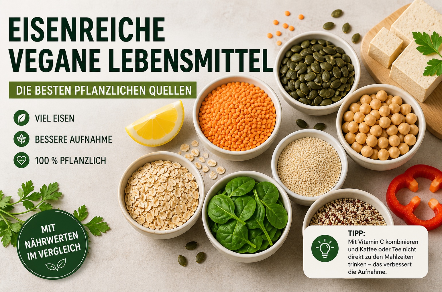 Eisenreiche lebensmittel vegan