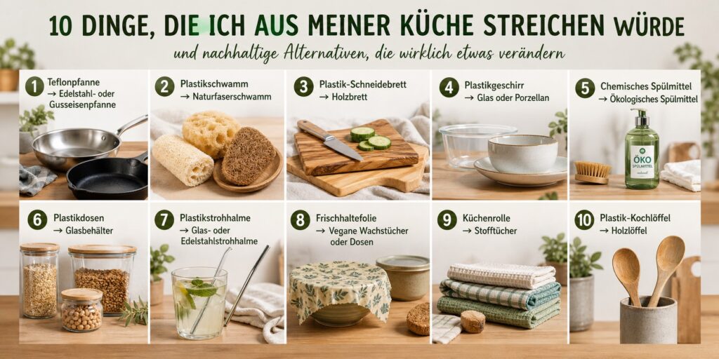 Plastikfreie Küche - Diese 10 Dinge würde ich aus meiner Küche streichen 