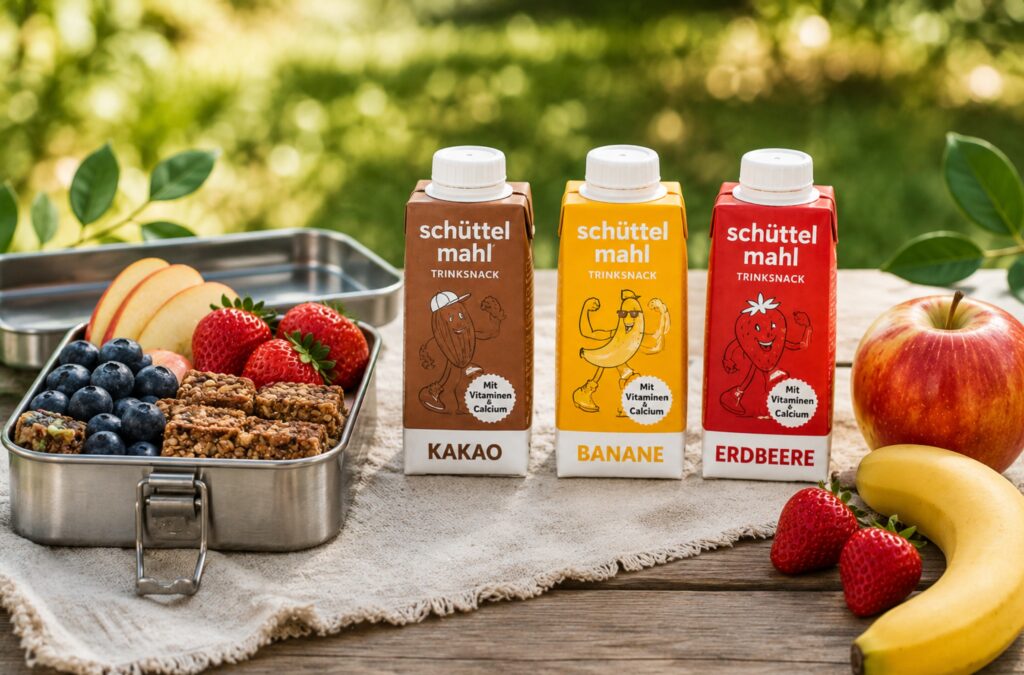 schüttel mahl: Trinksnack für Kinder aus Hafer