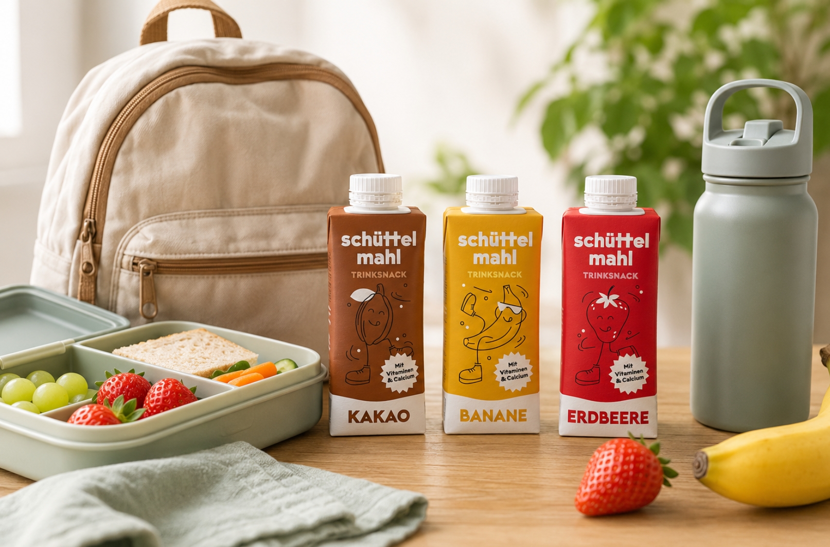 schüttel mahl: Trinksnack für Kinder aus Hafer
