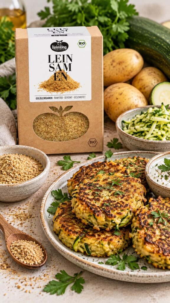 Kartoffel-Zucchini-Bratlinge- knusprig, vegan und nährstoffreich