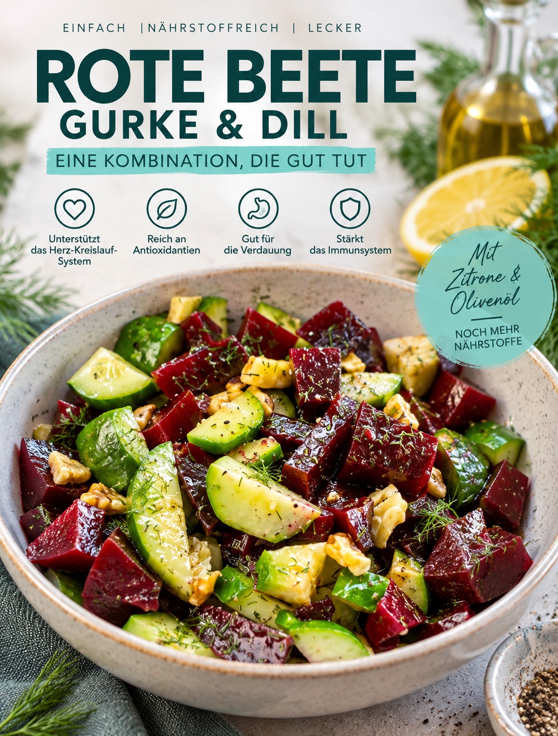 Rote Beete Salat Dill