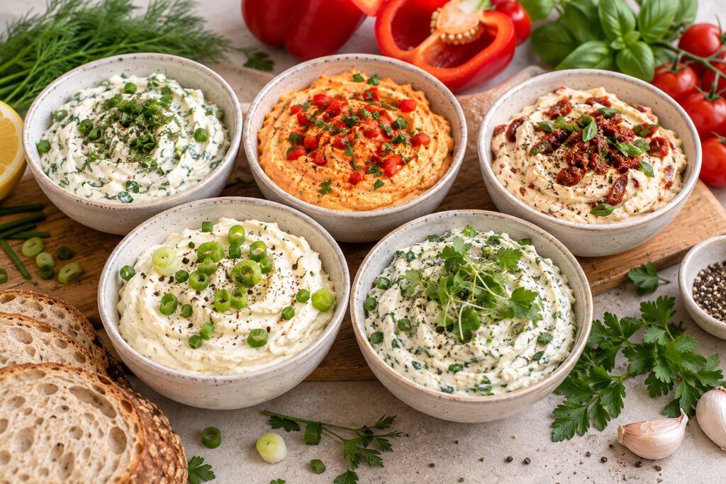 Veganen Frischkäse selber machen: Dieses einfache Rezept mit Tofu ist cremig, proteinreich, ohne Milchprodukte und in wenigen Minuten fertig.
